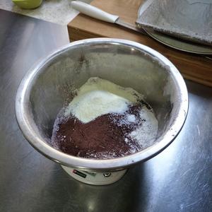 海盐巧克力大曲奇的做法 步骤2