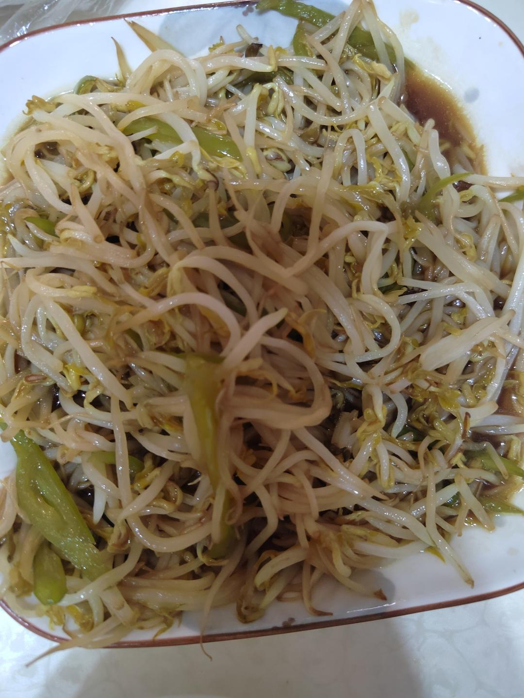 爆炒绿豆芽