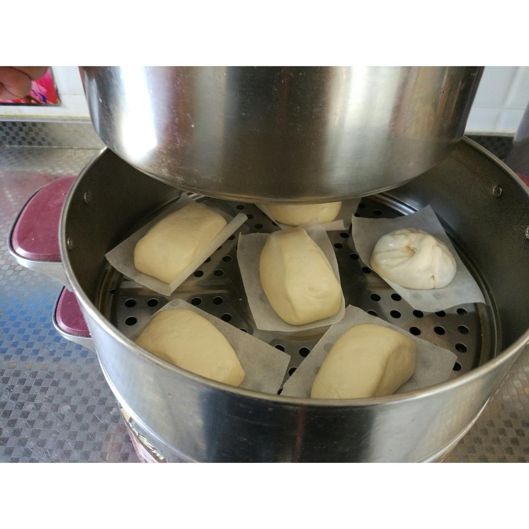 面包机发面蒸馒头