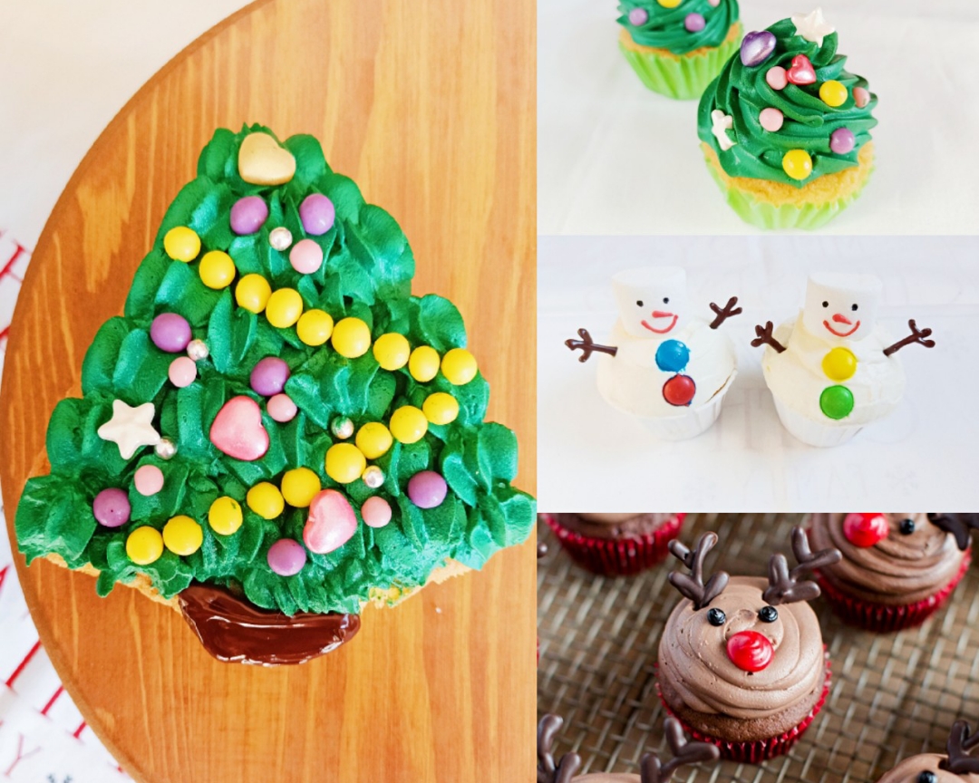 圣诞节🎄海绵蛋糕杯子蛋糕的做法