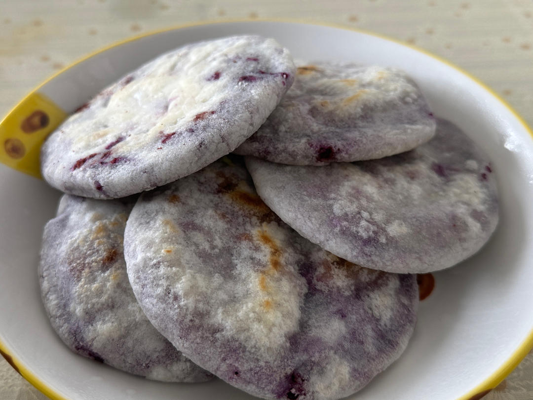 紫薯饼(无糖无油)