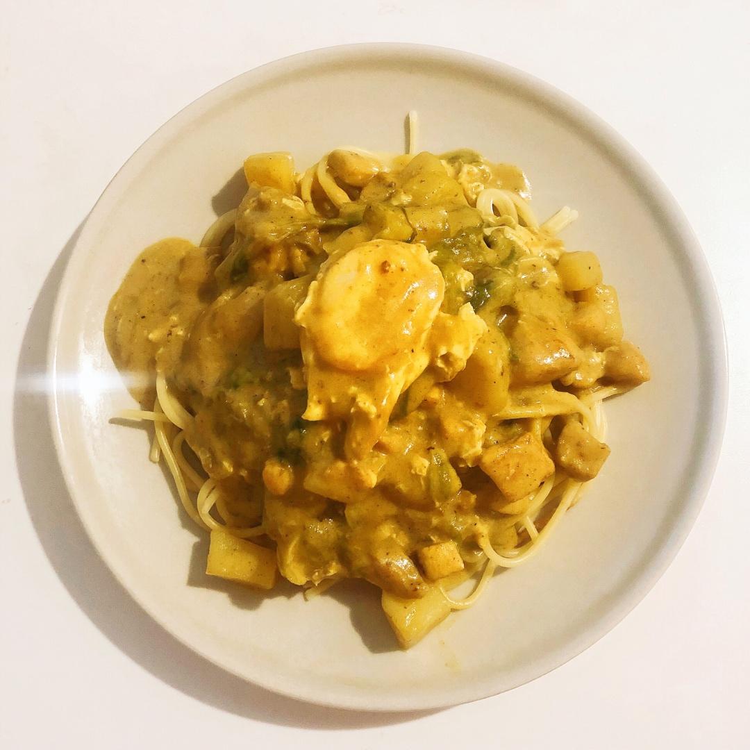 咖喱鸡（鸡胸肉版）