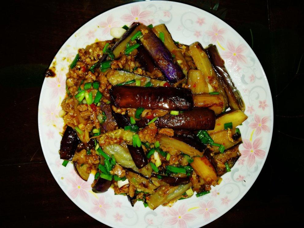 红烧肉沫茄子