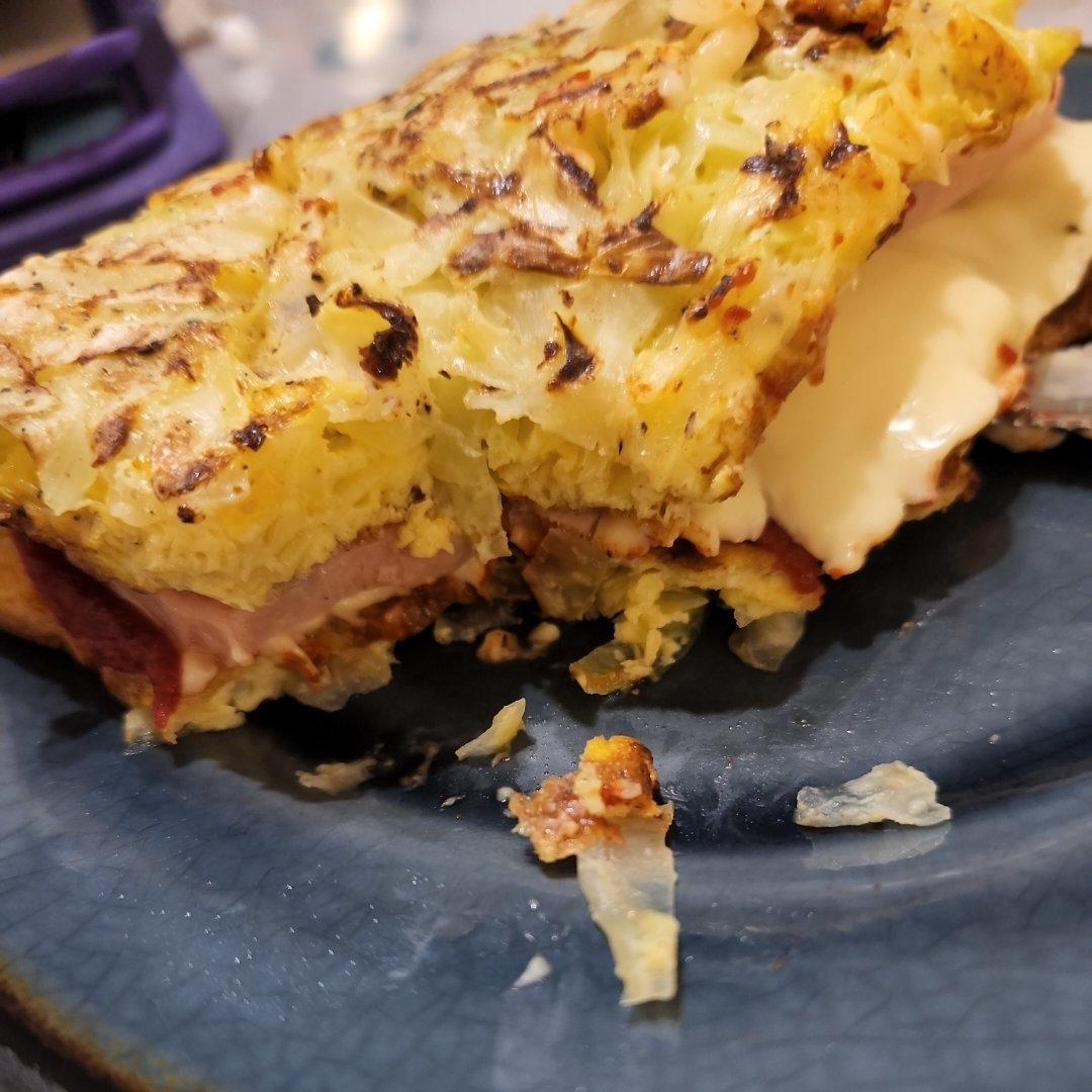 包菜鸡蛋饼🫓10分钟搞定减脂神器❗️