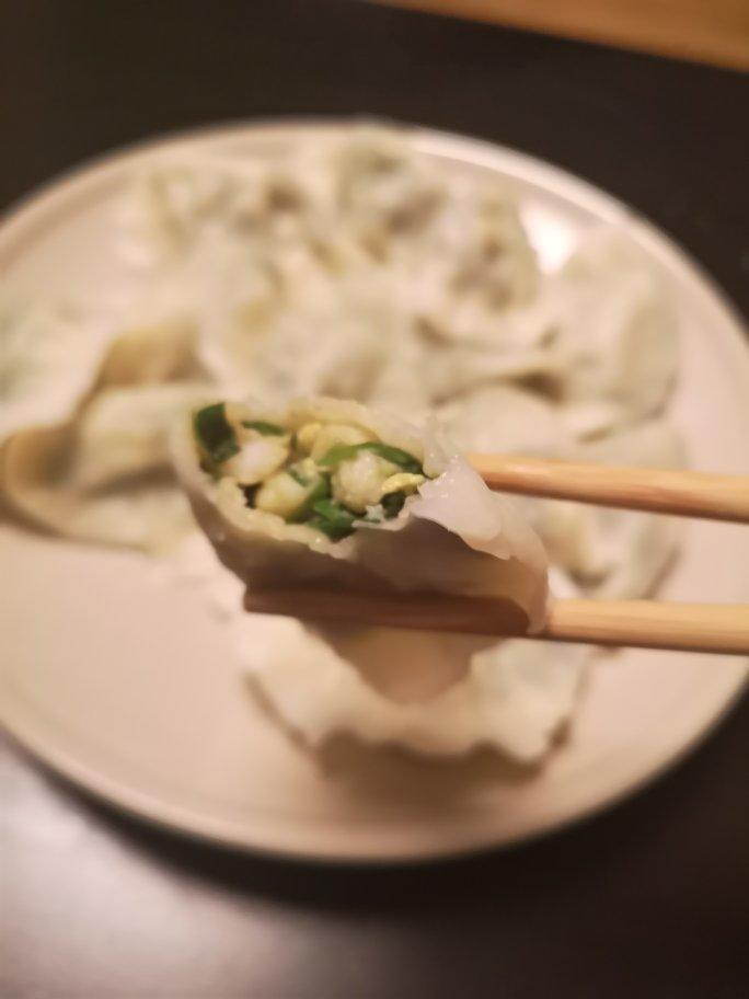 韭菜虾仁鲜肉水饺