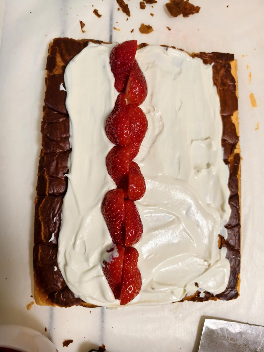 私房爆单🔥丨草莓🍓蛋糕卷丨卷不裂配方分享