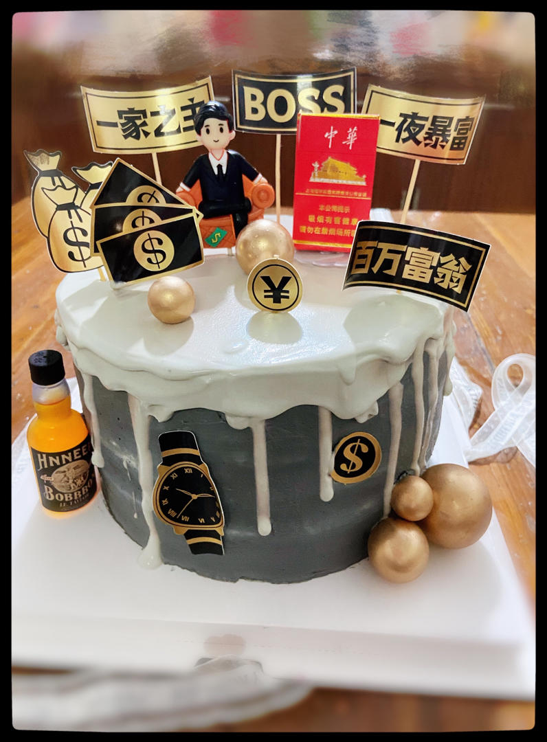 八寸戚风蛋糕（生日蛋糕坯）附六寸配单