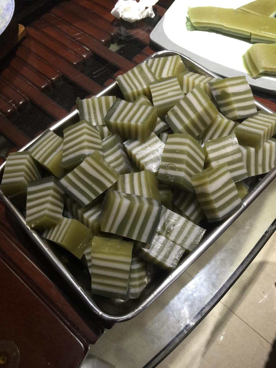 凤梨星星星sama做的抹茶椰汁千层糕