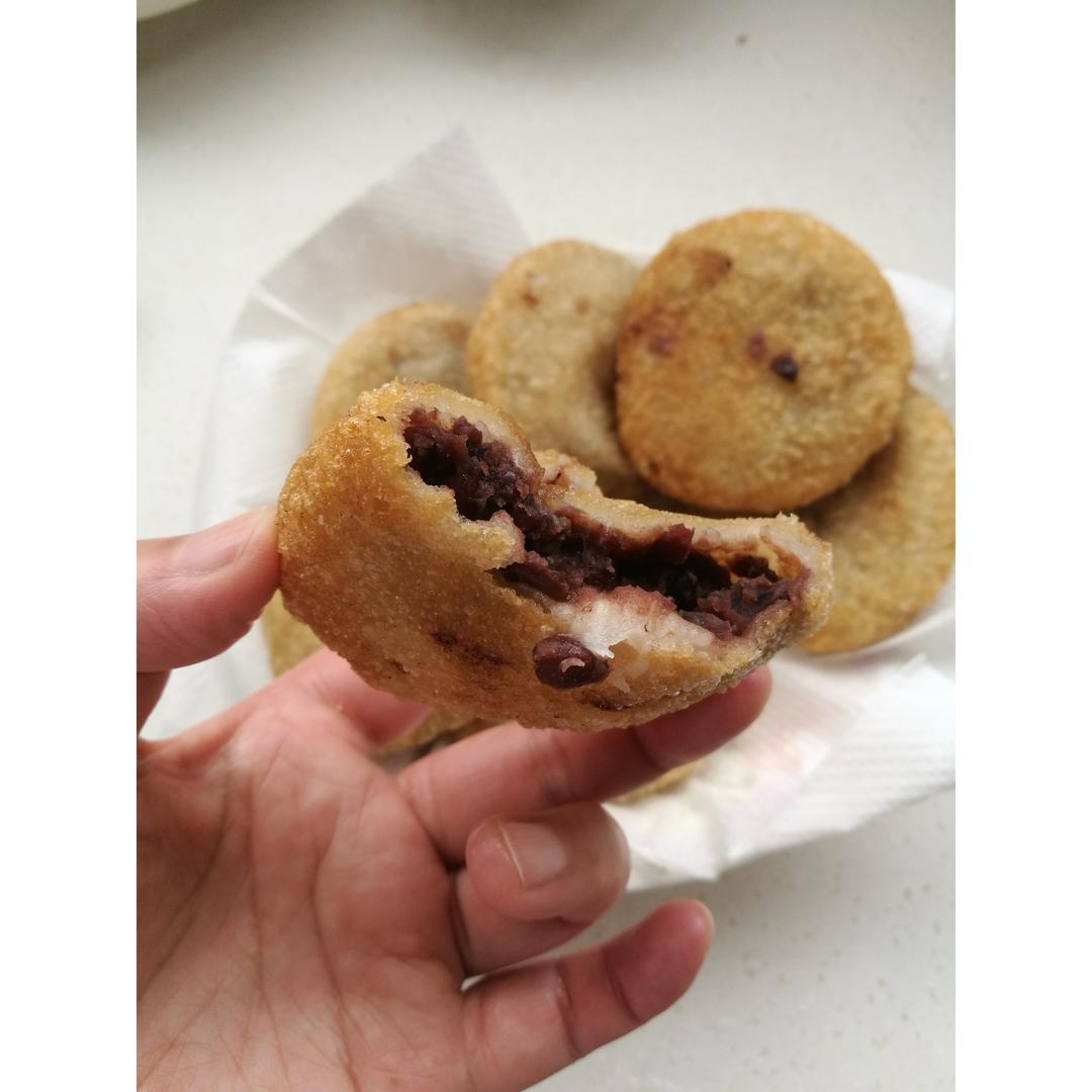 烫面红豆炸糕