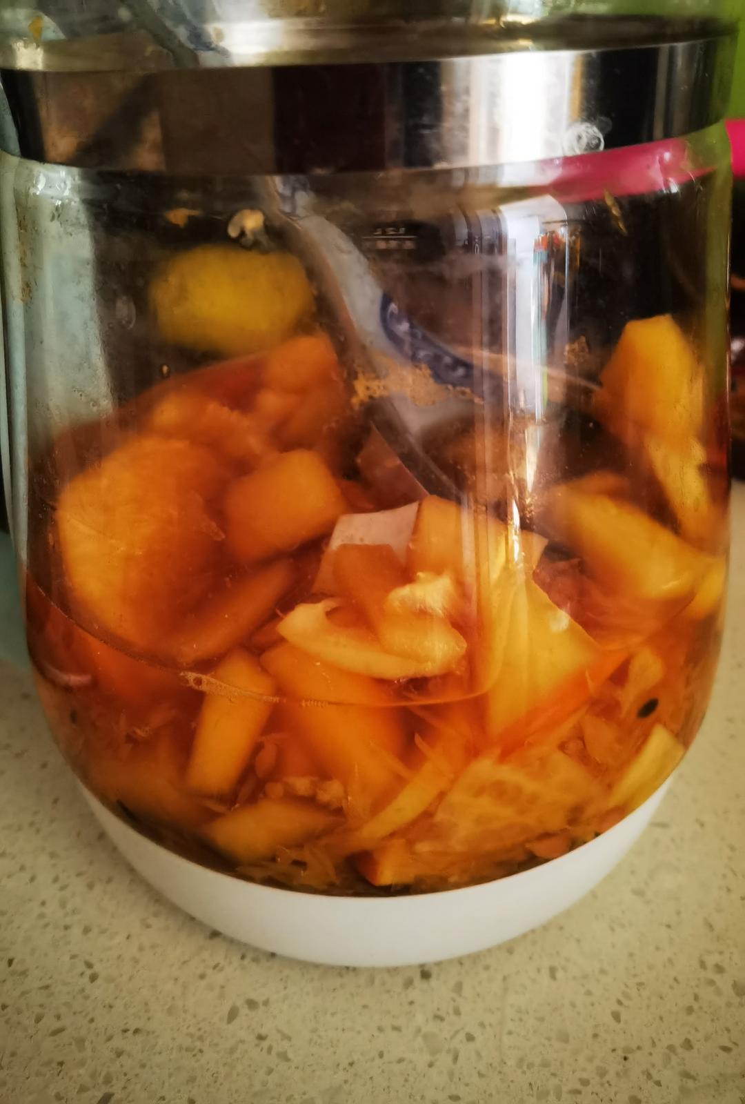 苹果热橙柠檬茶