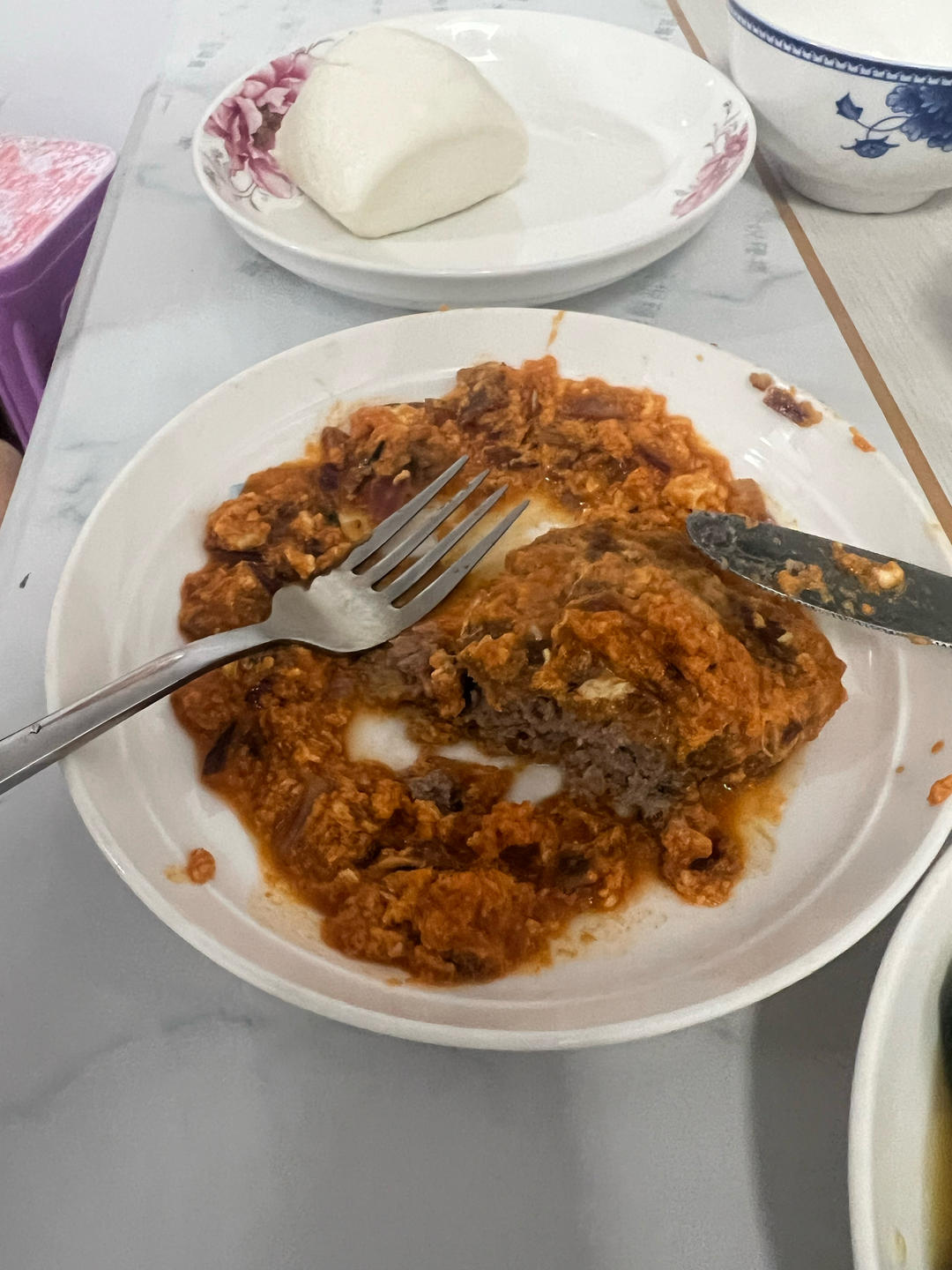 茄汁肉饼猪扒