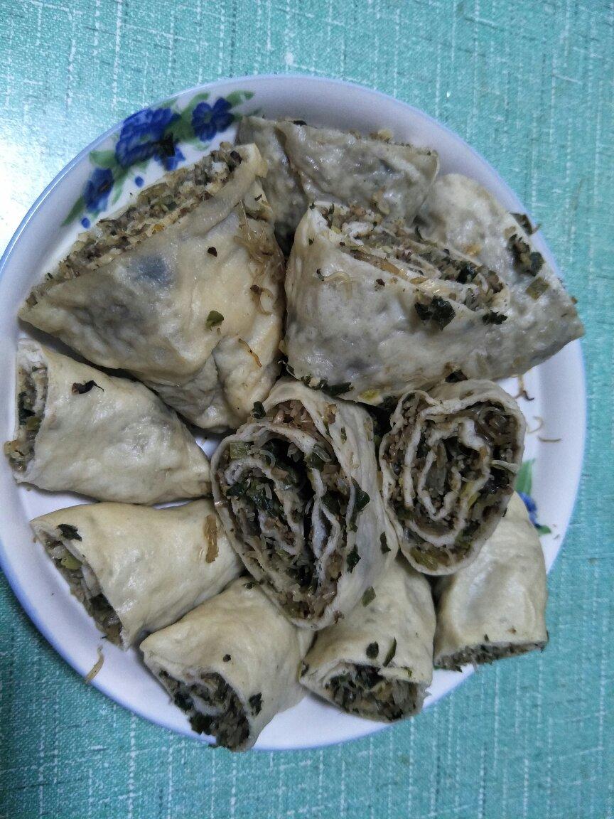 蒸菜卷（简单快手，不用发面）