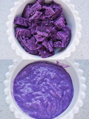 紫薯吐司（面包机版）的做法 步骤1