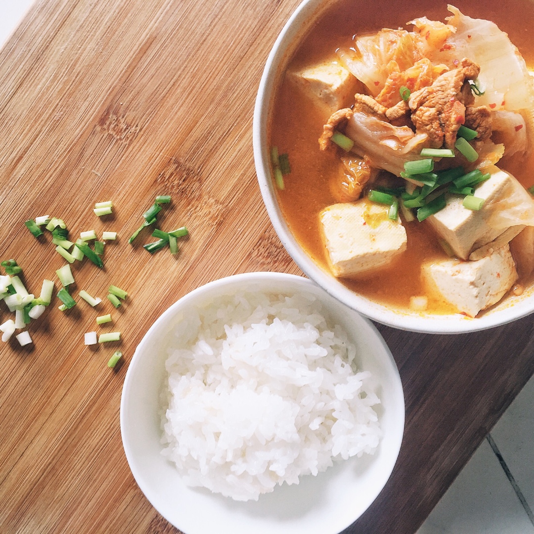 泡菜豆腐锅