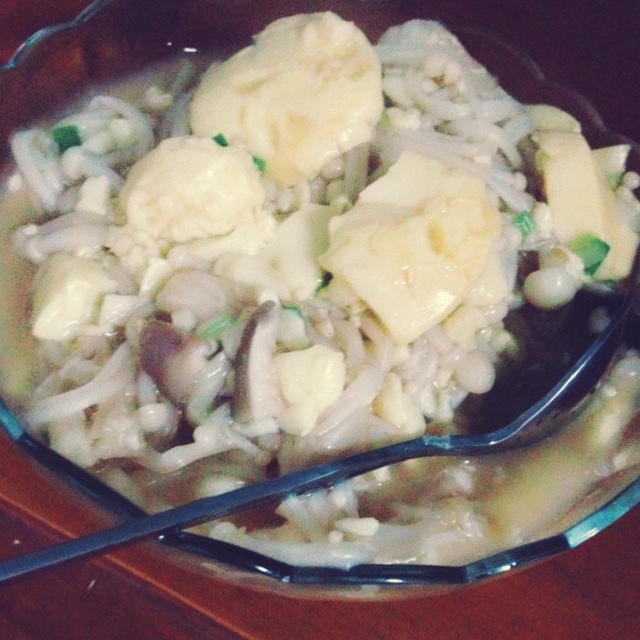 金针菇豆腐