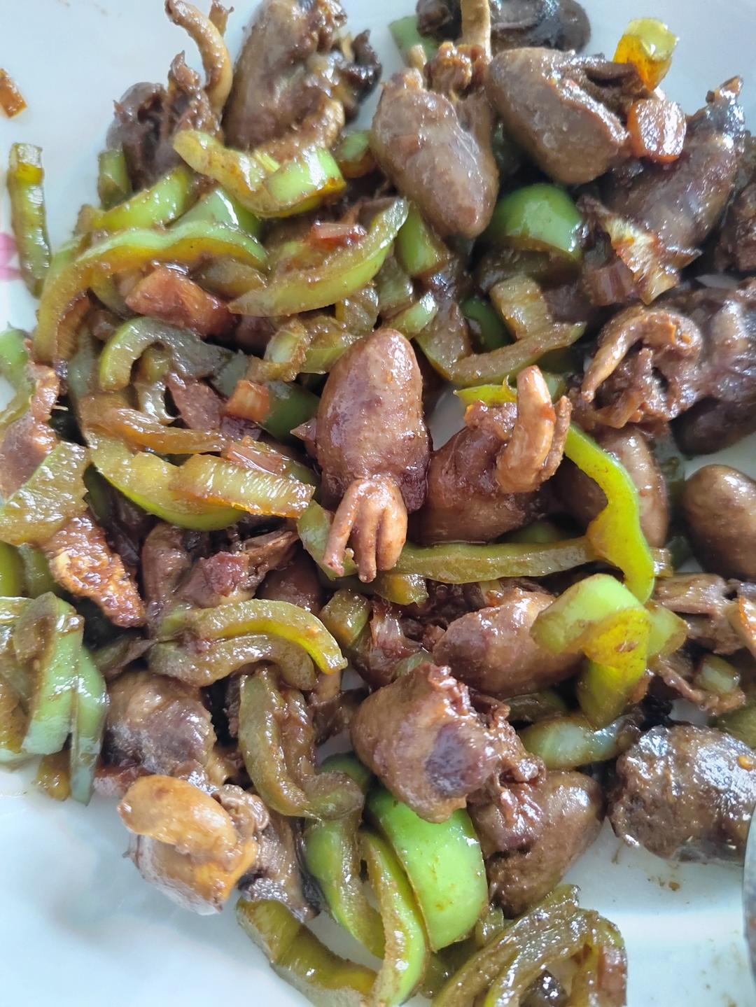 孜然鸡心