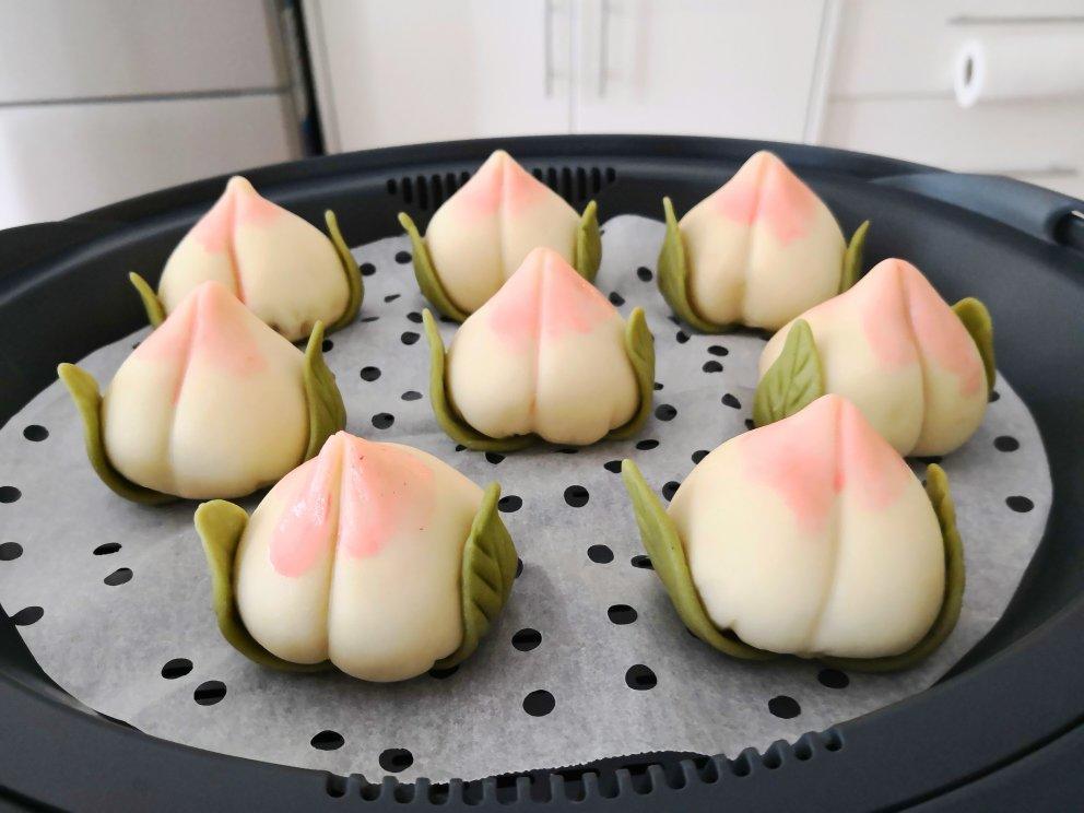 【寿桃包】中国人最传统的生日蛋糕，好惊艳！