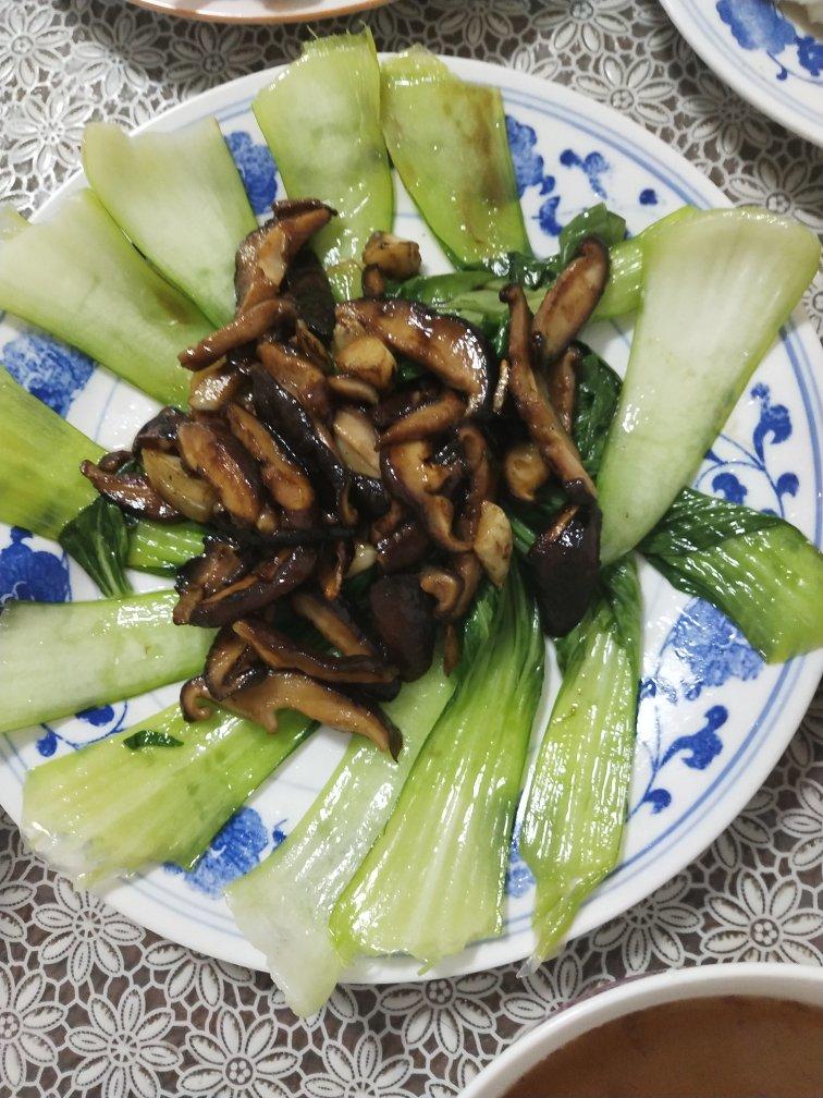 蚝油香菇油菜