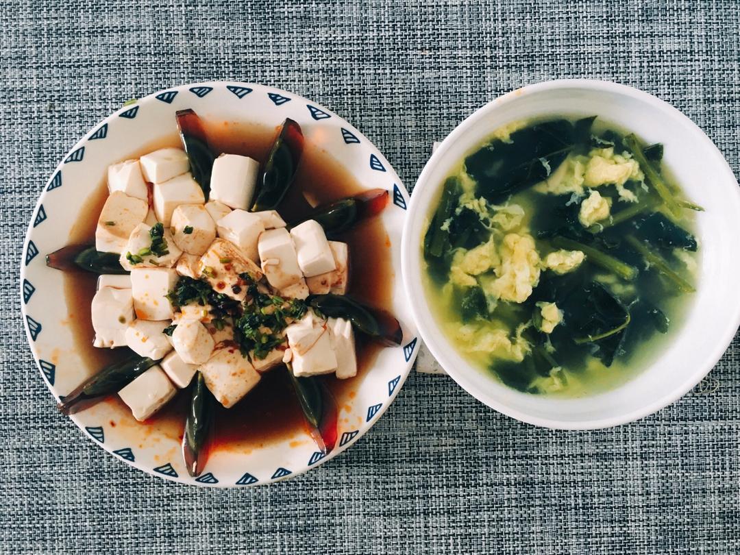 皮蛋豆腐