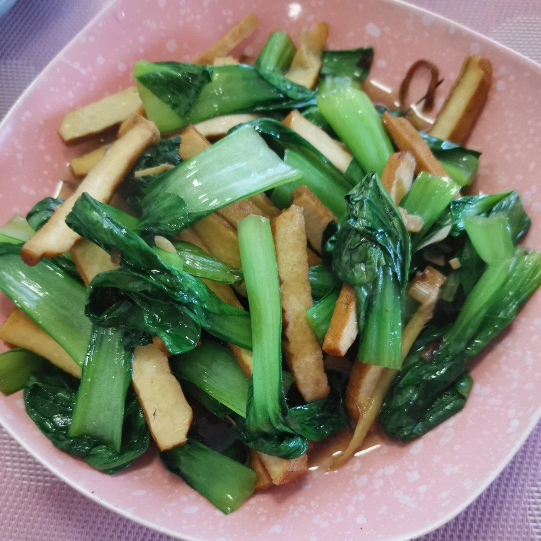 青菜炒豆干
