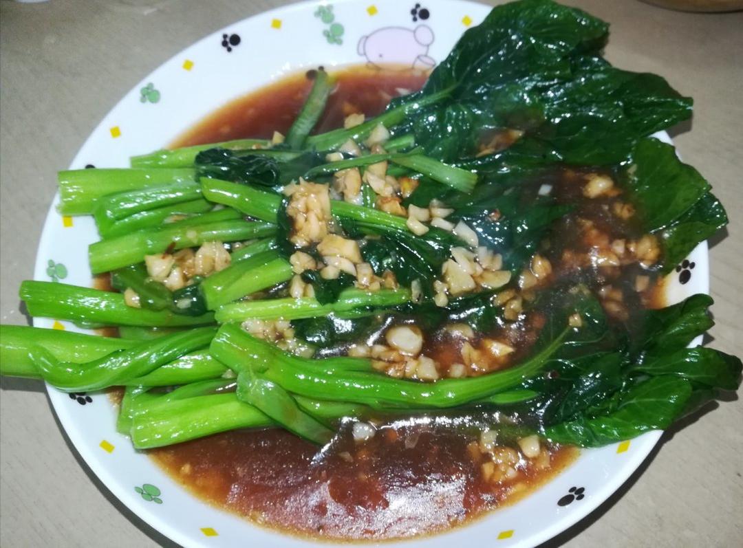 🔥比肉好吃的蒜蓉蚝油菜心！好吃不胖系列