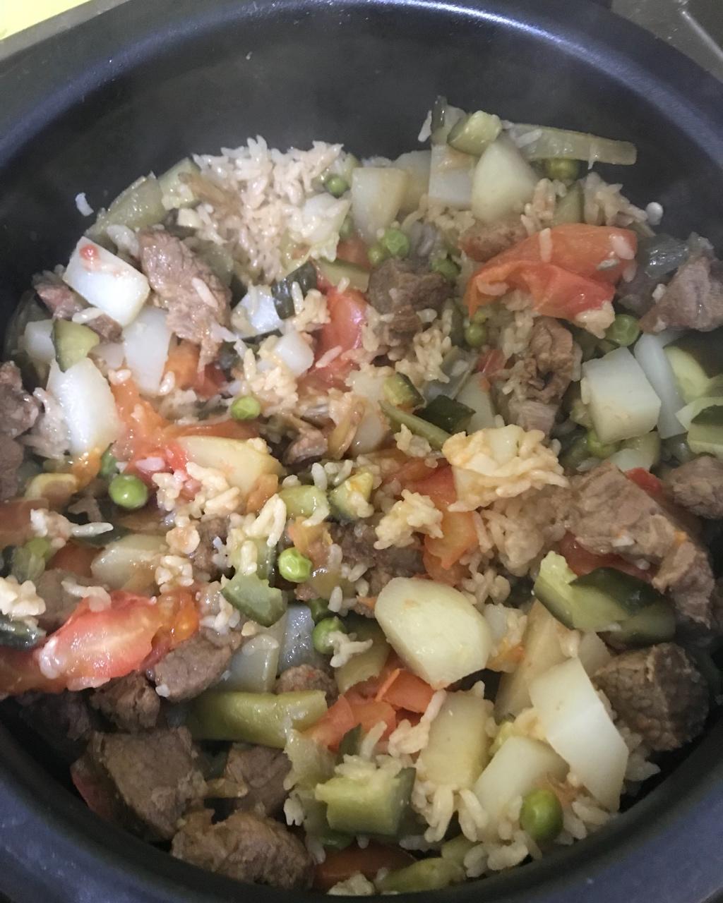 土豆牛腩焖饭