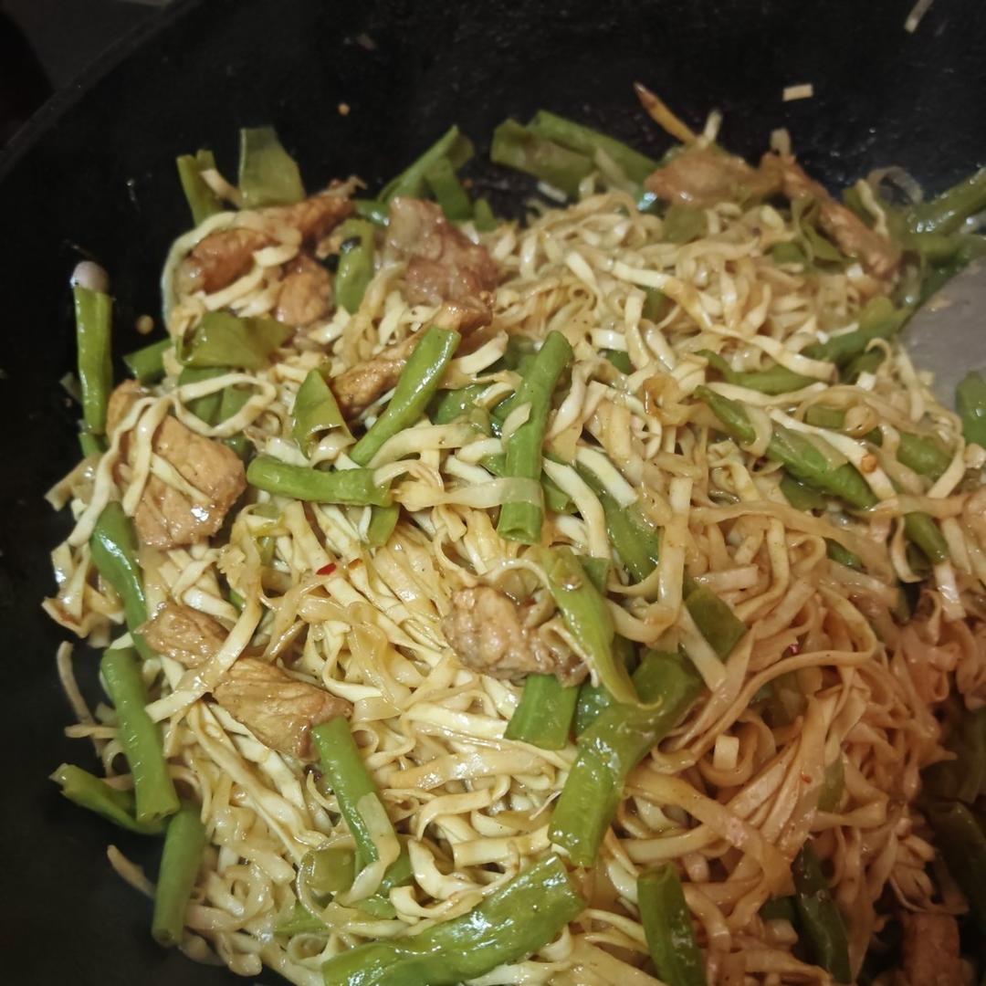 喷喷香的豆角焖面/河南蒸面/炒面