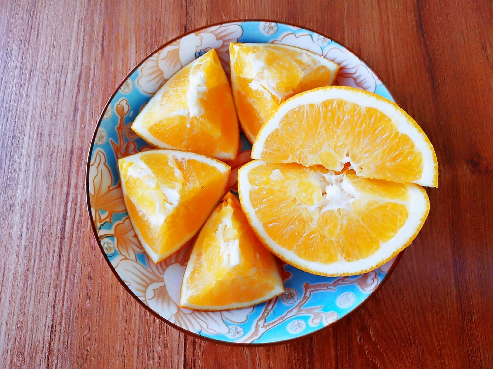 怎样切橙子