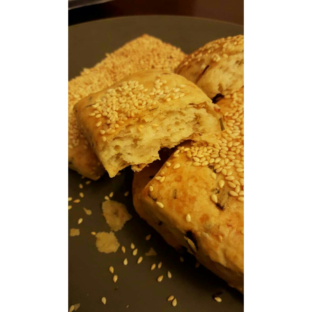 椒盐发面千层饼