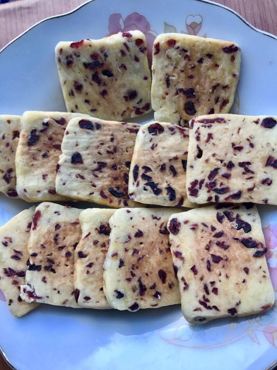 低糖少油版蔓越莓饼干