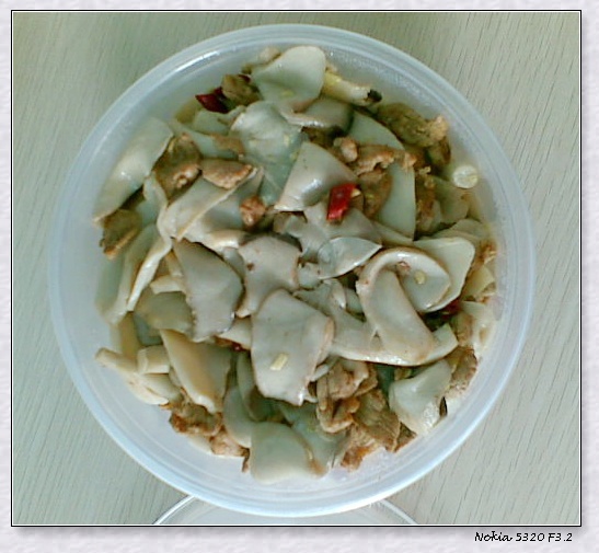 杏鲍菇炒肉片
