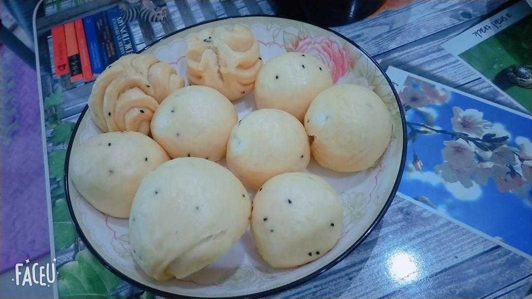 红心火龙果馒头