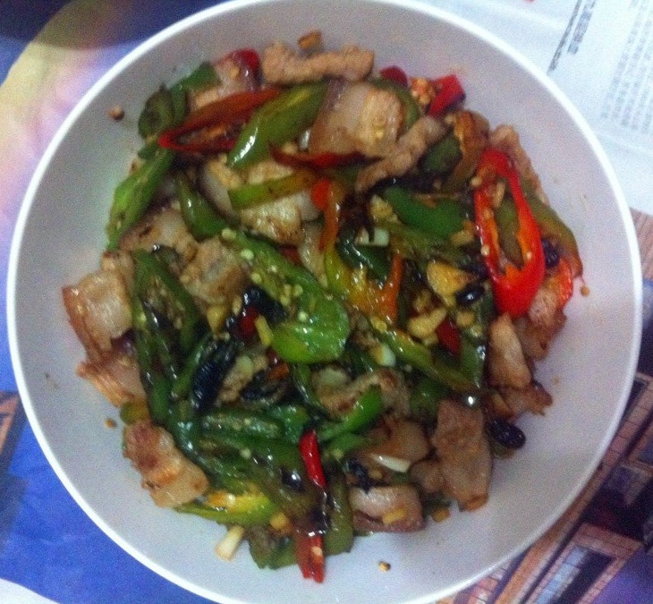 豆豉辣椒炒肉