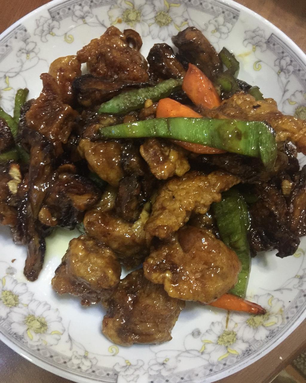 溜肉段烧茄子（东北硬菜呀哈哈）