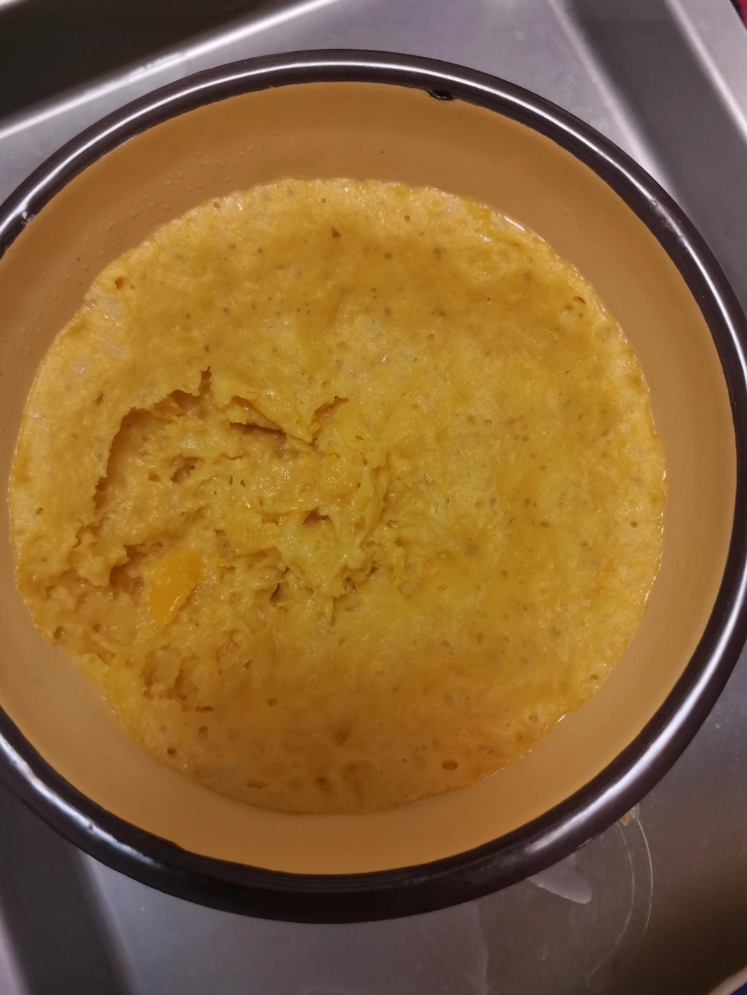 奶香南瓜发糕   不加一滴水和糖  这样做蓬松喧软还Q弹（养胃）附视频