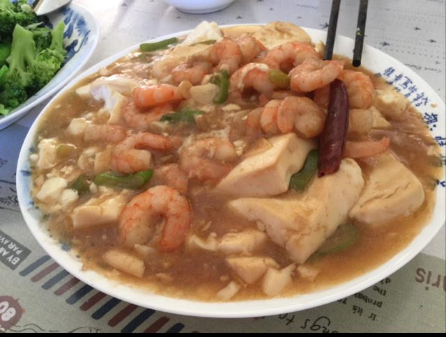 虾仁豆腐