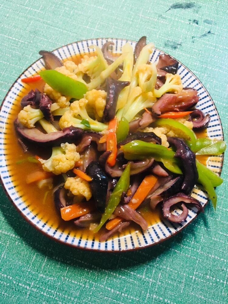 爆炒海香菇的做法