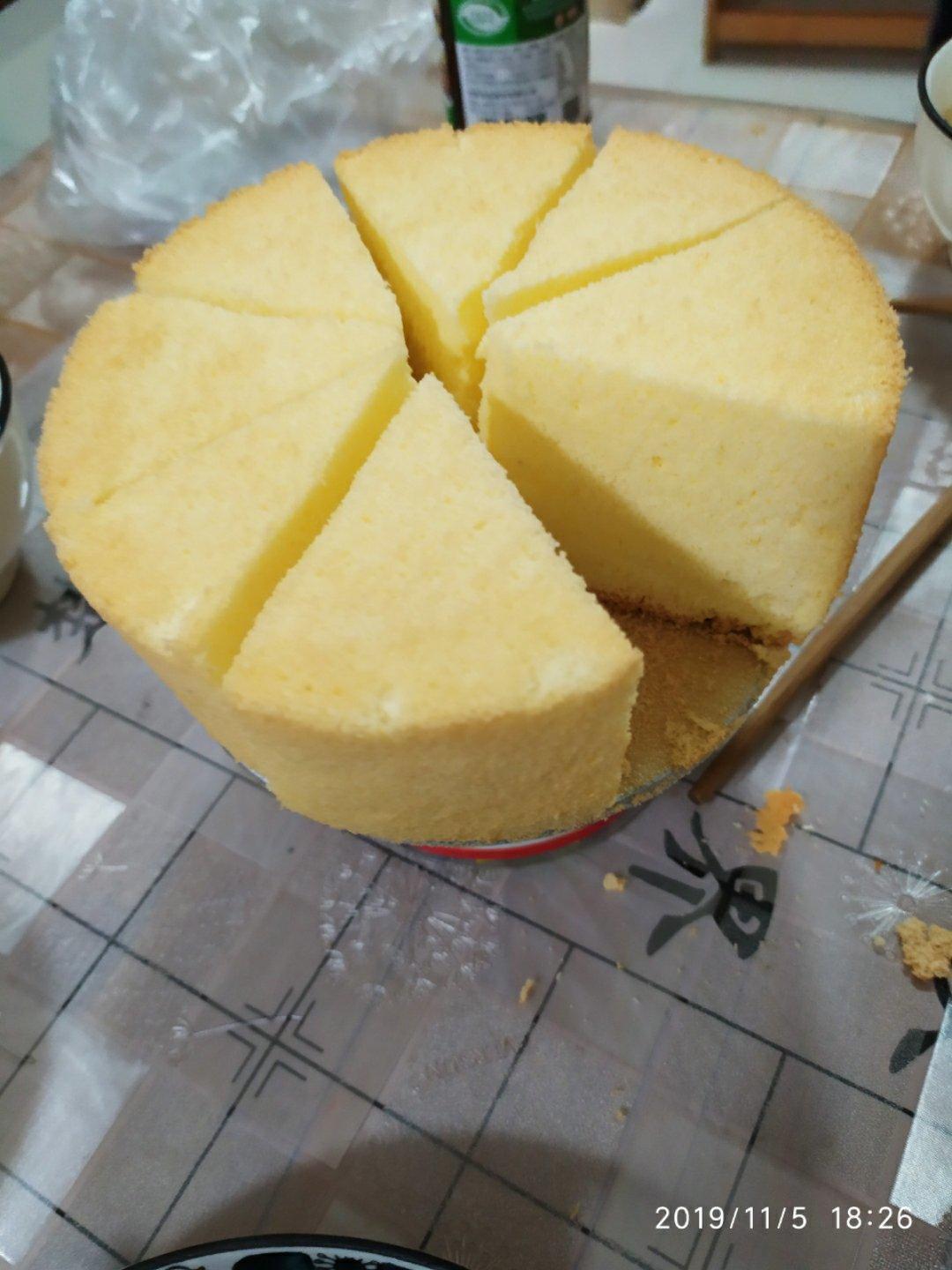 6寸基础戚风（蛋糕胚）