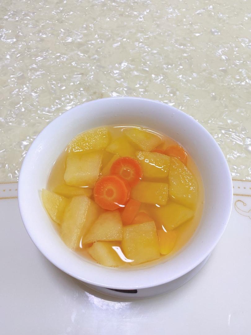 苹果胡萝卜汤 寒咳热咳都适合