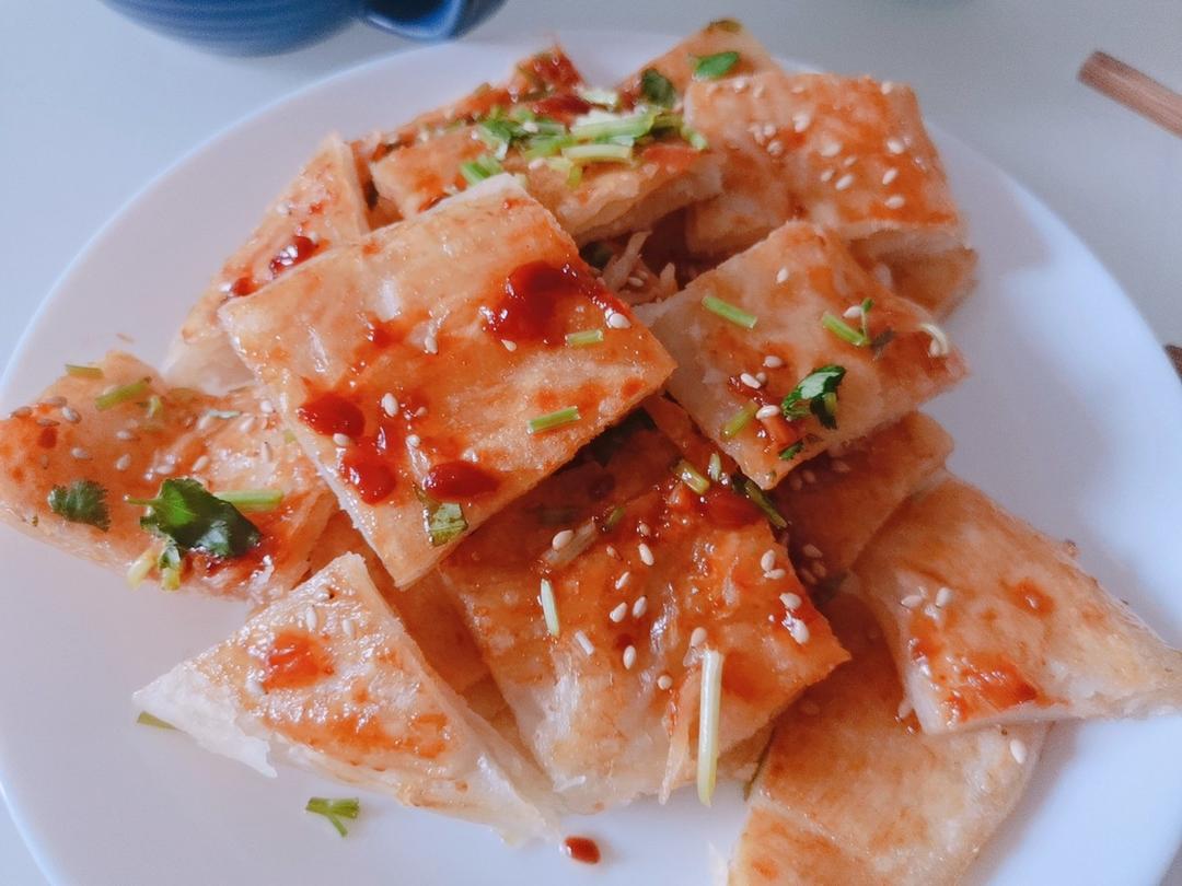 酥的掉渣的酱香饼，老公说都可以开店啦