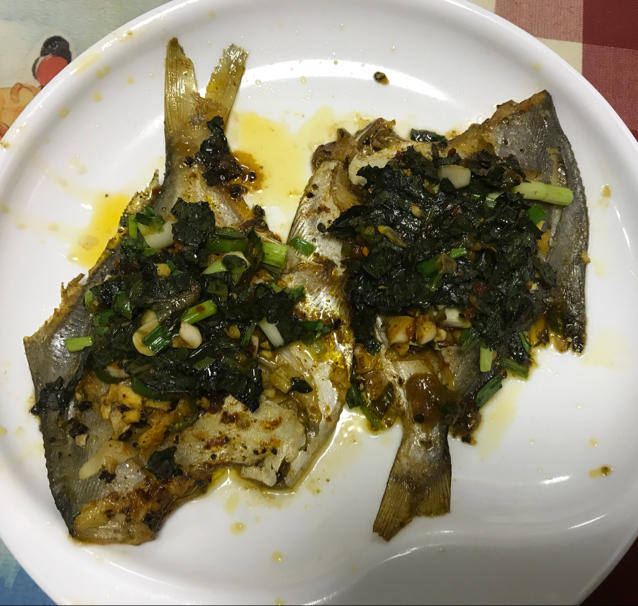 烤鲳鱼