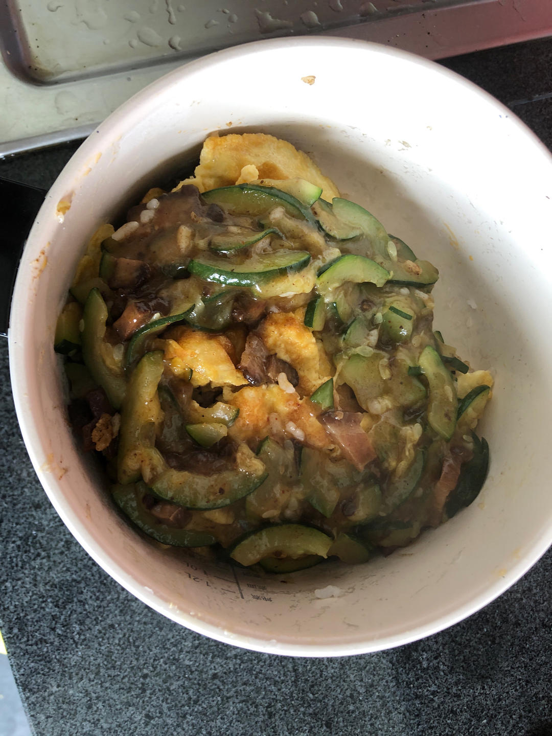 四川腊肉蛋包饭