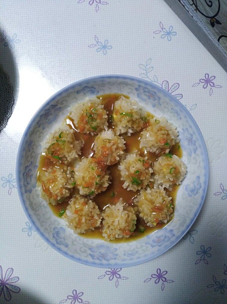 蒸糯米丸子