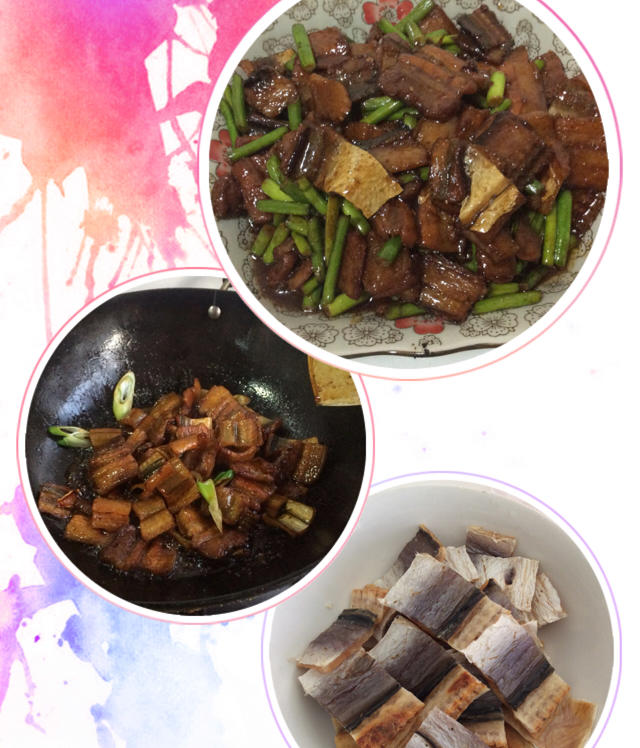 鳗鱼干烧肉