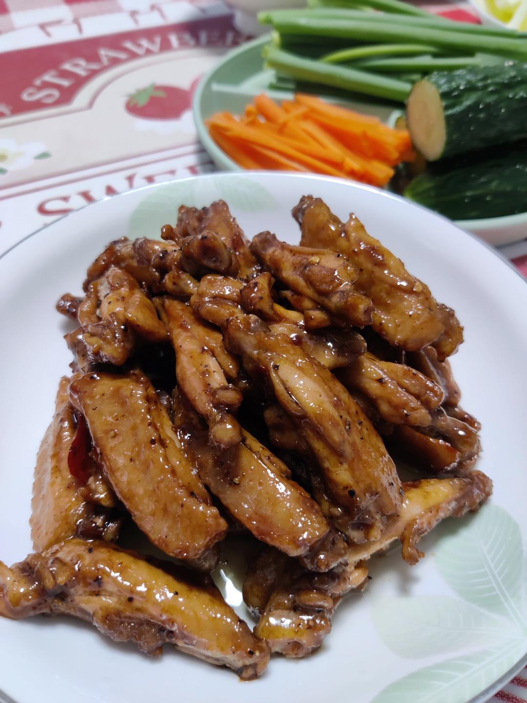 蜜汁鸡翅•不需要蜂蜜的蜜汁鸡翅