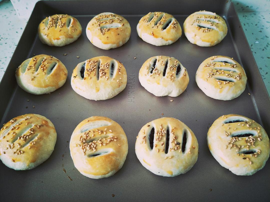 紫米馅老婆饼超快手（不用出膜不用醒面）