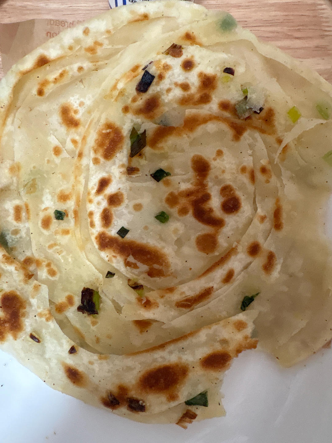 超柔软的葱花千层饼