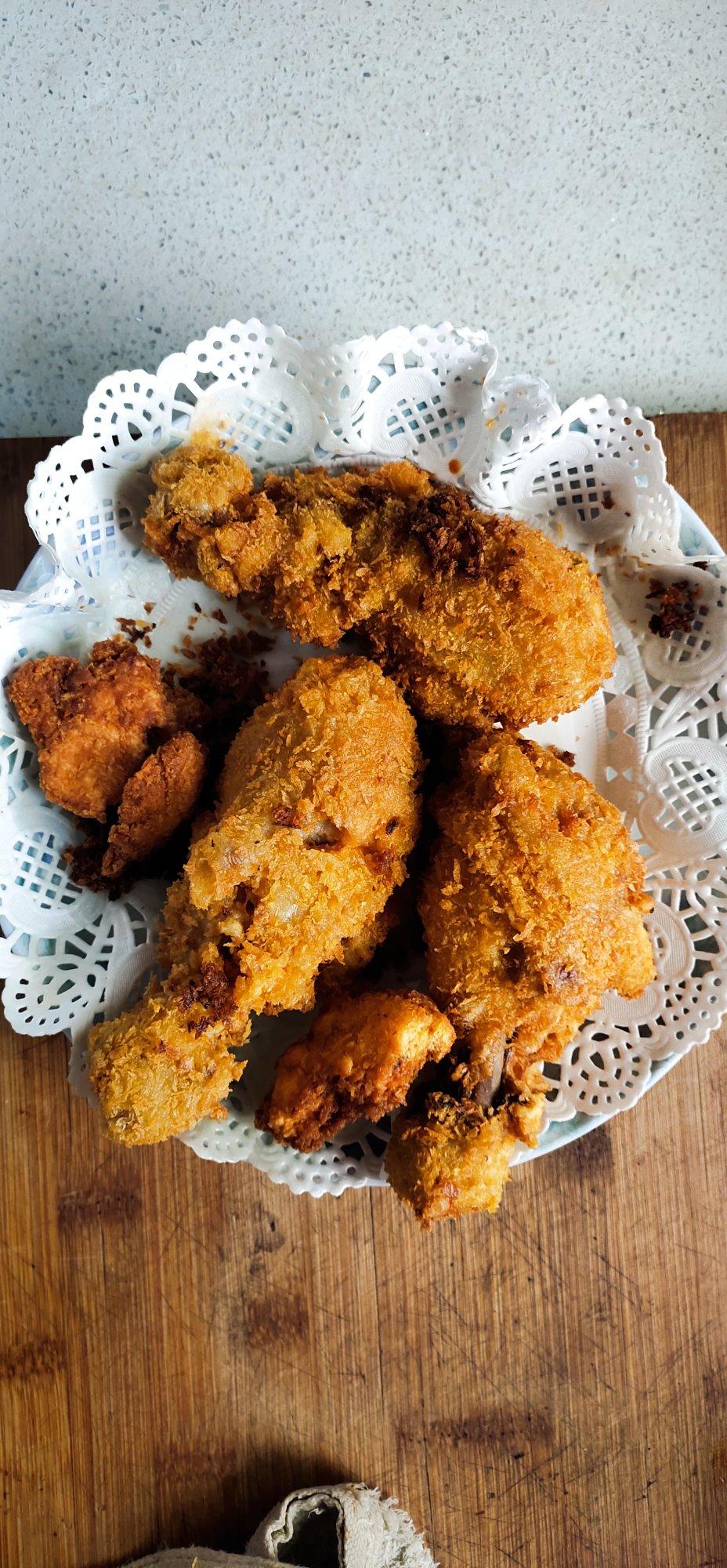 面包糠炸鸡腿（可以和肯德基相媲美的炸鸡腿）