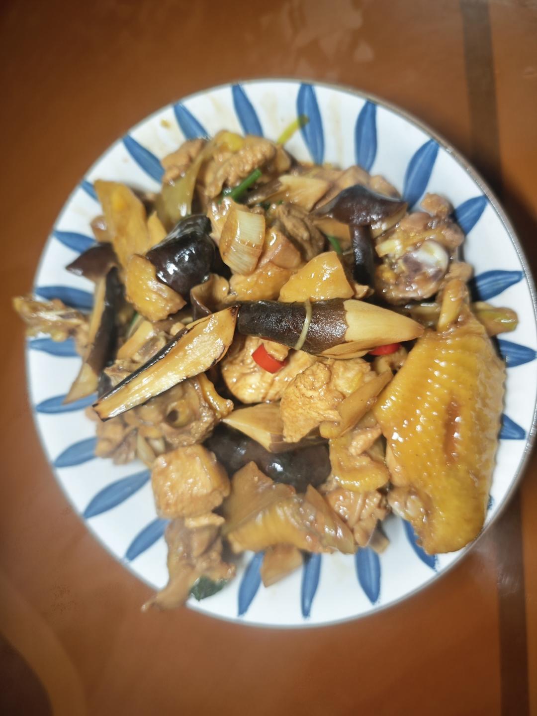 鸡枞菌炒鸡肉