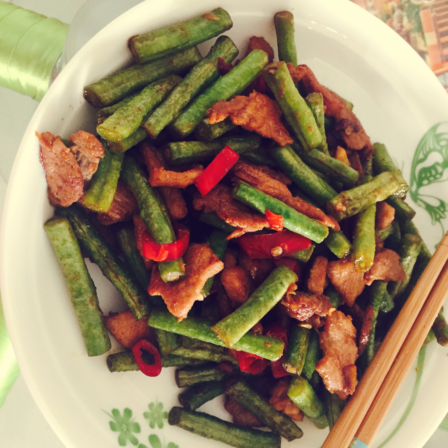 四季豆炒肉